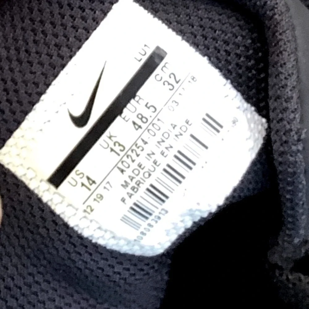 Nike Fly.By Low Triple Black Basketball Shoes Mens‎ 14 AO2254-001